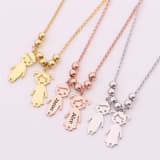 Engraved Children Pendant Necklace 2