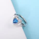 Engraved Angel Wings Ring 3