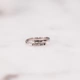 "I Am Enough" Sterling Silver Adjustable Ring 2