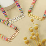 Girls Rainbow Name Necklace 4