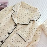 Dotted Elegance - 100% Muslin Cotton Pyjama 6