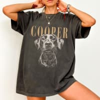 Custom Pet Photo And Name Shirt 1