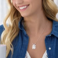 Engraved Children Pendant Necklace 3
