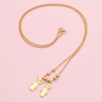 Engraved Children Pendant Necklace 6