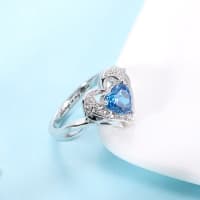 Engraved Angel Wings Ring 2