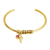 Diamo Bracelet With Leaf And Custom Beads 8
