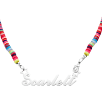 Girls Rainbow Name Necklace 1