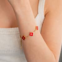 Clover Custom Name Bracelet 4