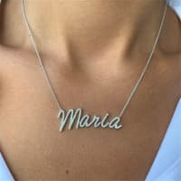 Pavé Script Custom Name Necklace 2