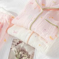 Pastel Bow - 100% Muslin Cotton Pajamas 3