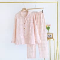 Pastel Gingham - 100% Cotton Pyjamas 2
