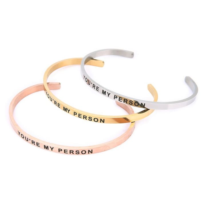 "You're My Person" Bracelets