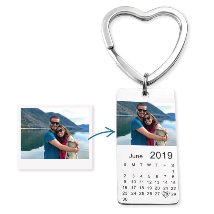 Photo Calendar Keychain