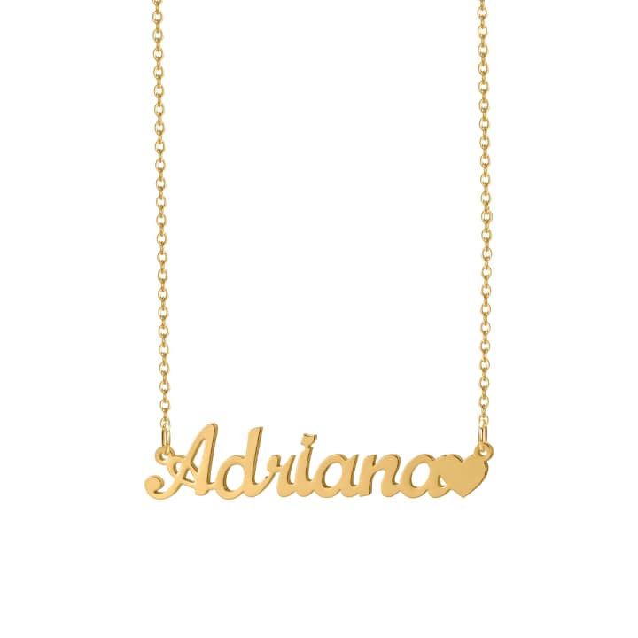 Name Heart Necklace