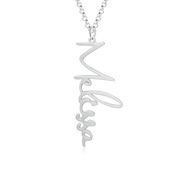 Vertical Name Necklace
