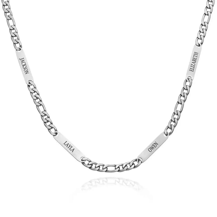 Heritage Link Family Name Necklace.