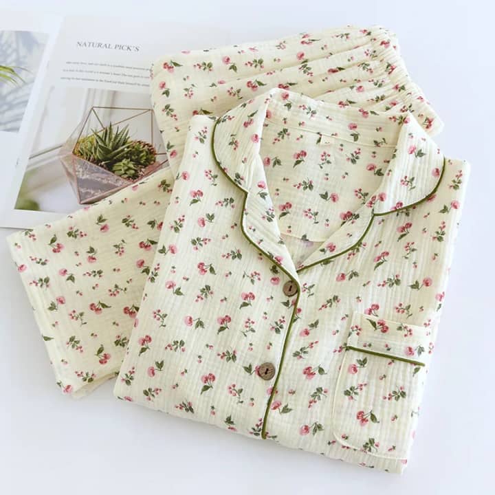 Rose Garden - 100% Muslin Cotton Pajama