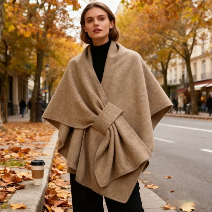 Soléane – Cotton Drape Shawl 2