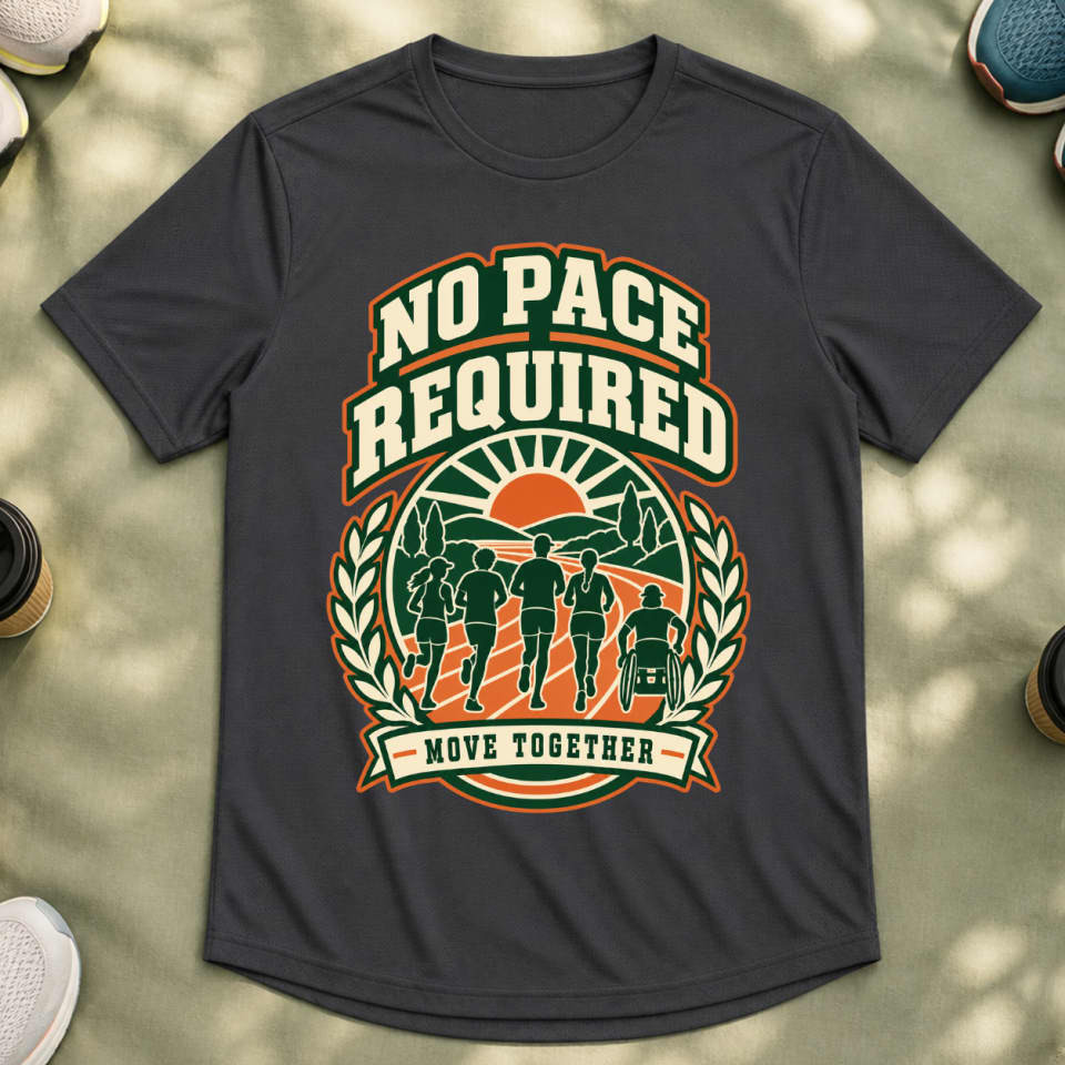 No Pace Required – Move Together Inclusive Running T-Shirt 3