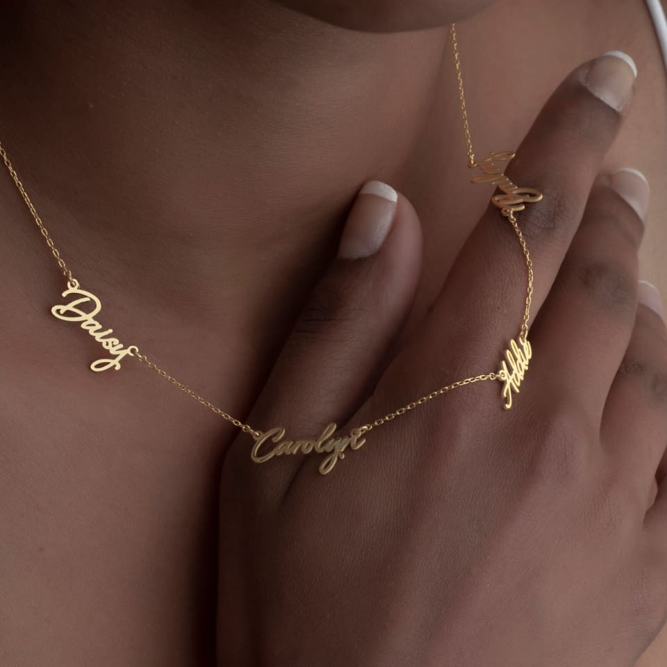 Multiple Name Necklace 5