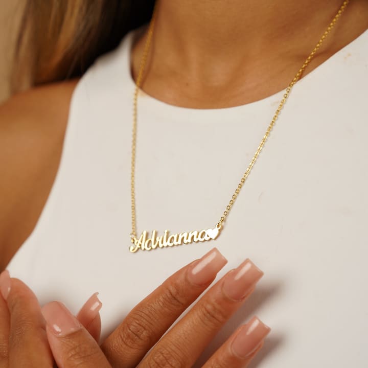 Name Heart Necklace 2