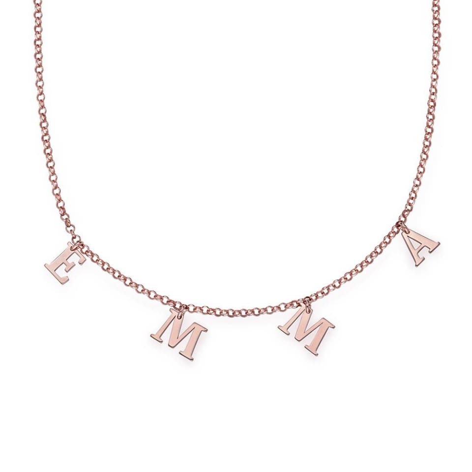 Initial Name Necklace 5