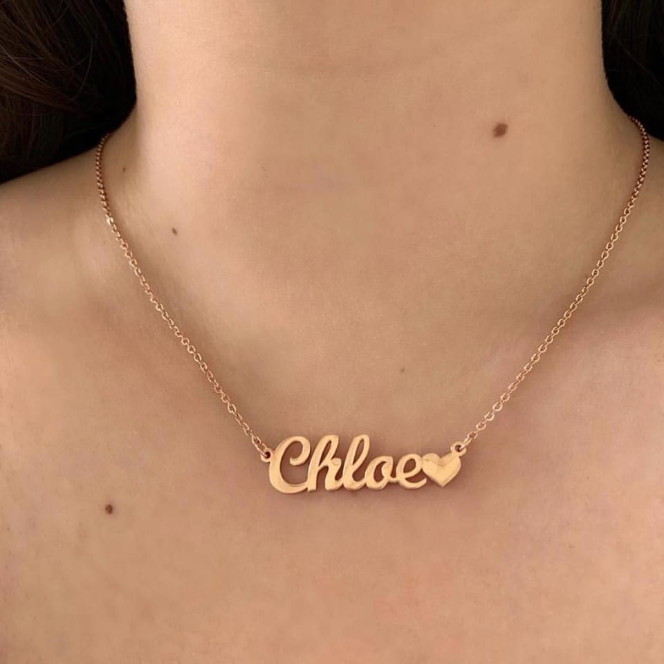Name Heart Necklace 5