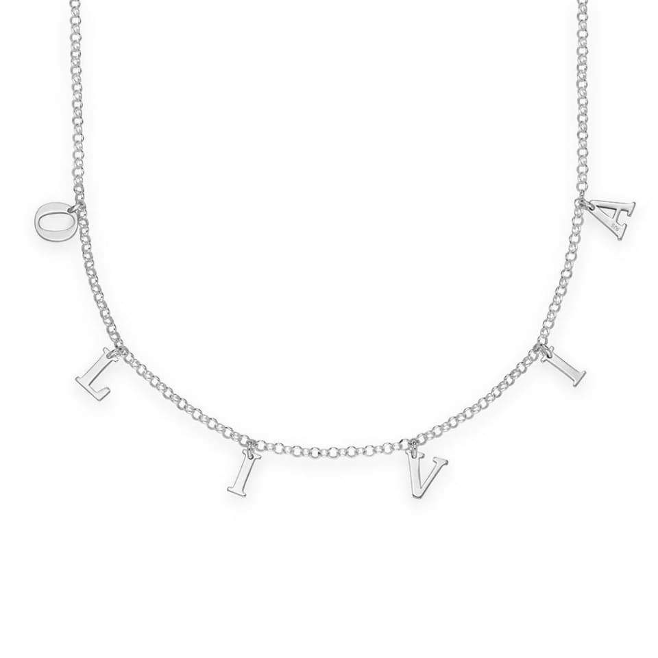 Initial Name Necklace 1