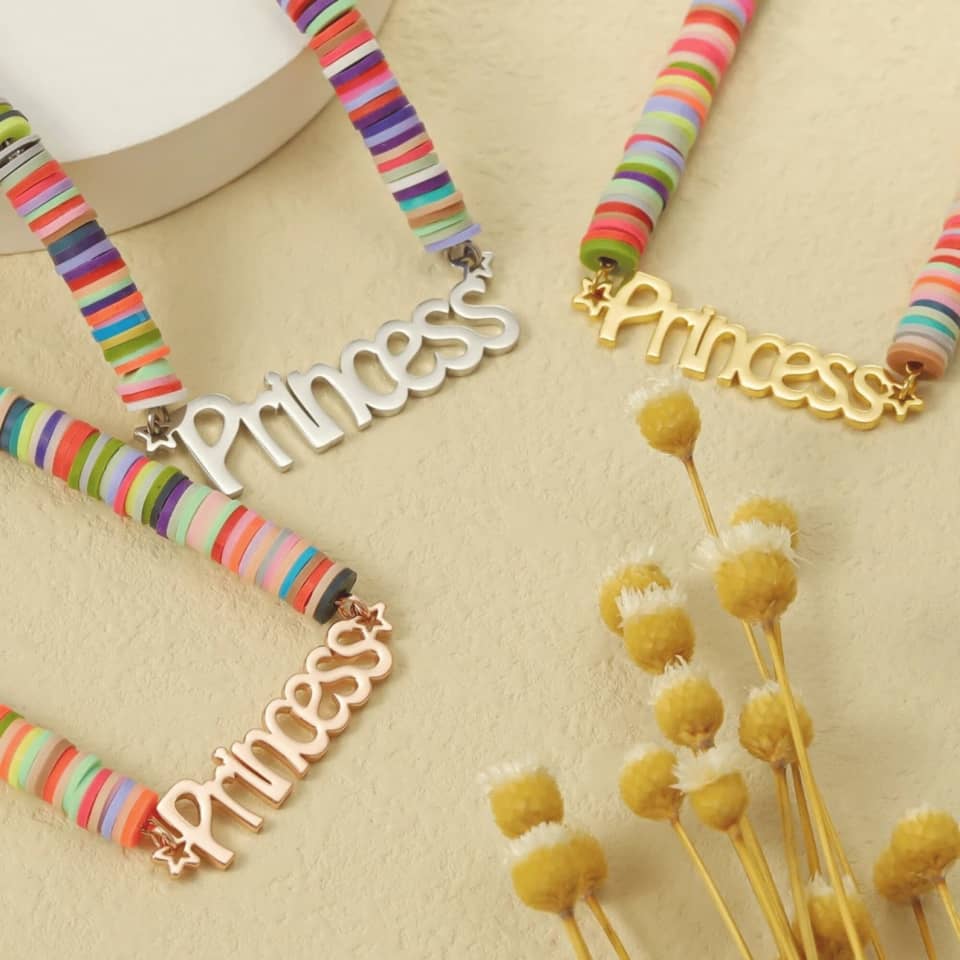 Girls Rainbow Name Necklace 4
