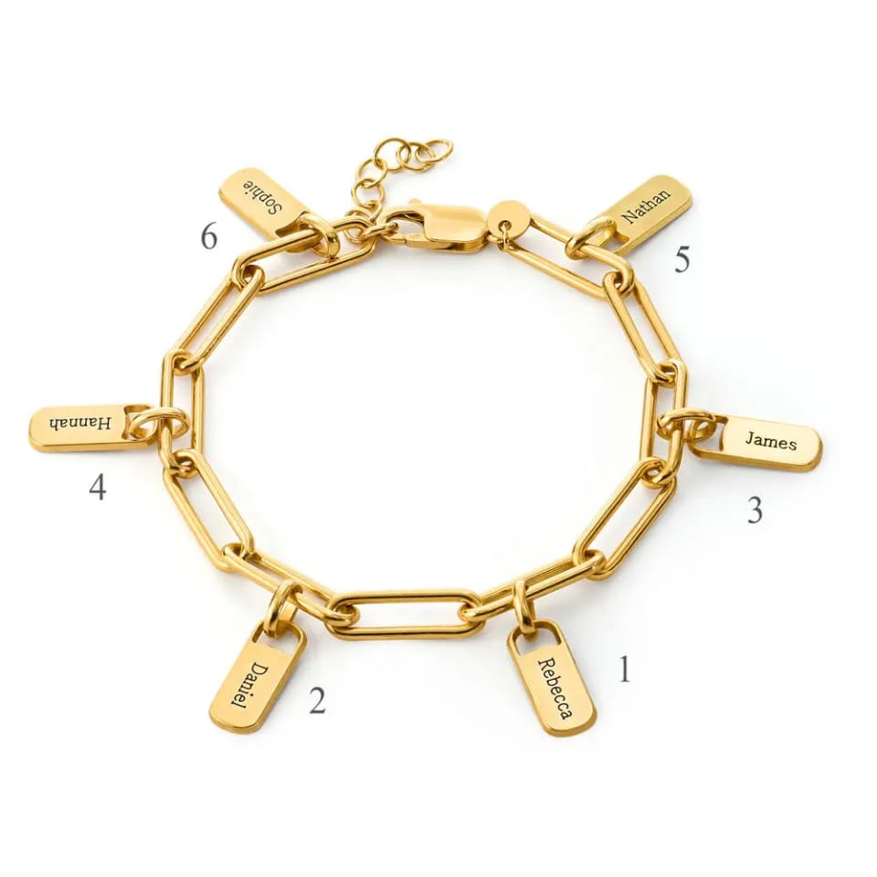 Liora Custom Name Link Bracelet 7