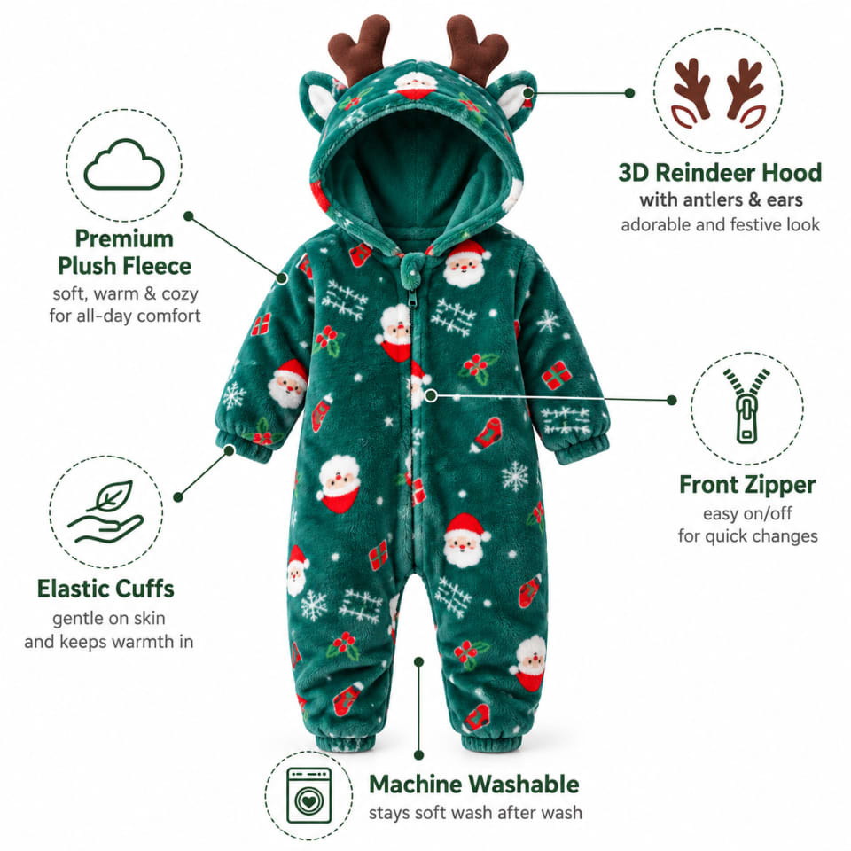 Christmas Reindeer Onesie 2