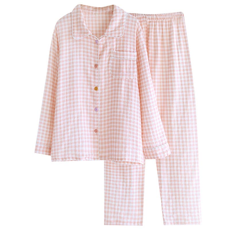 Pastel Gingham - 100% Cotton Pyjamas 3