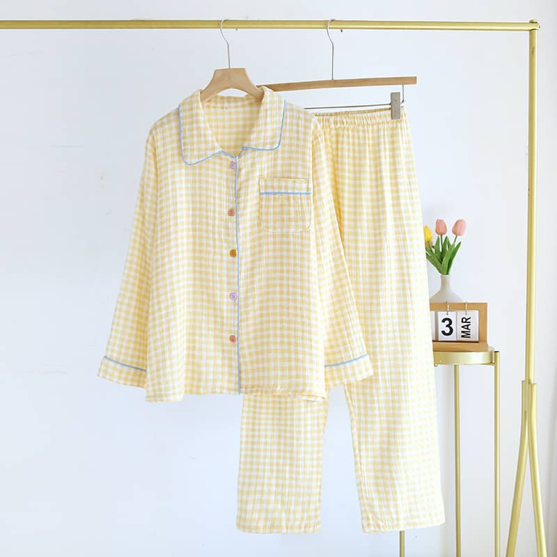 Pastel Gingham - 100% Cotton Pyjamas 4
