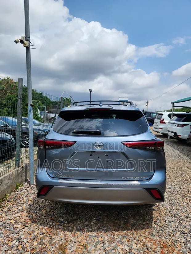  Toyota Highlander Platinum AWD Blue thumbnail 5