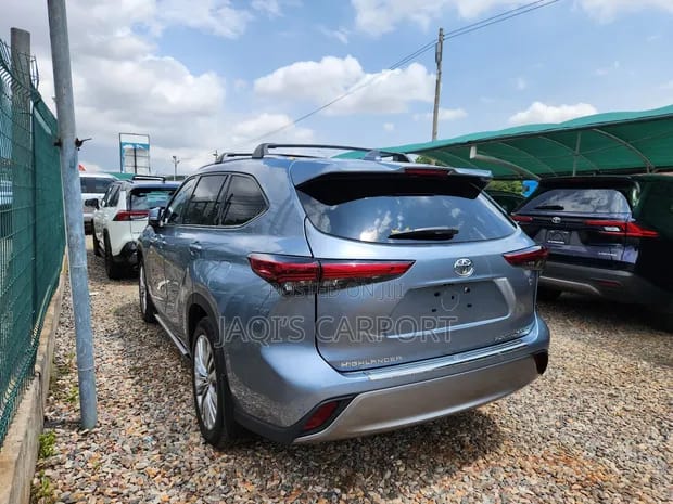  Toyota Highlander Platinum AWD Blue thumbnail 4