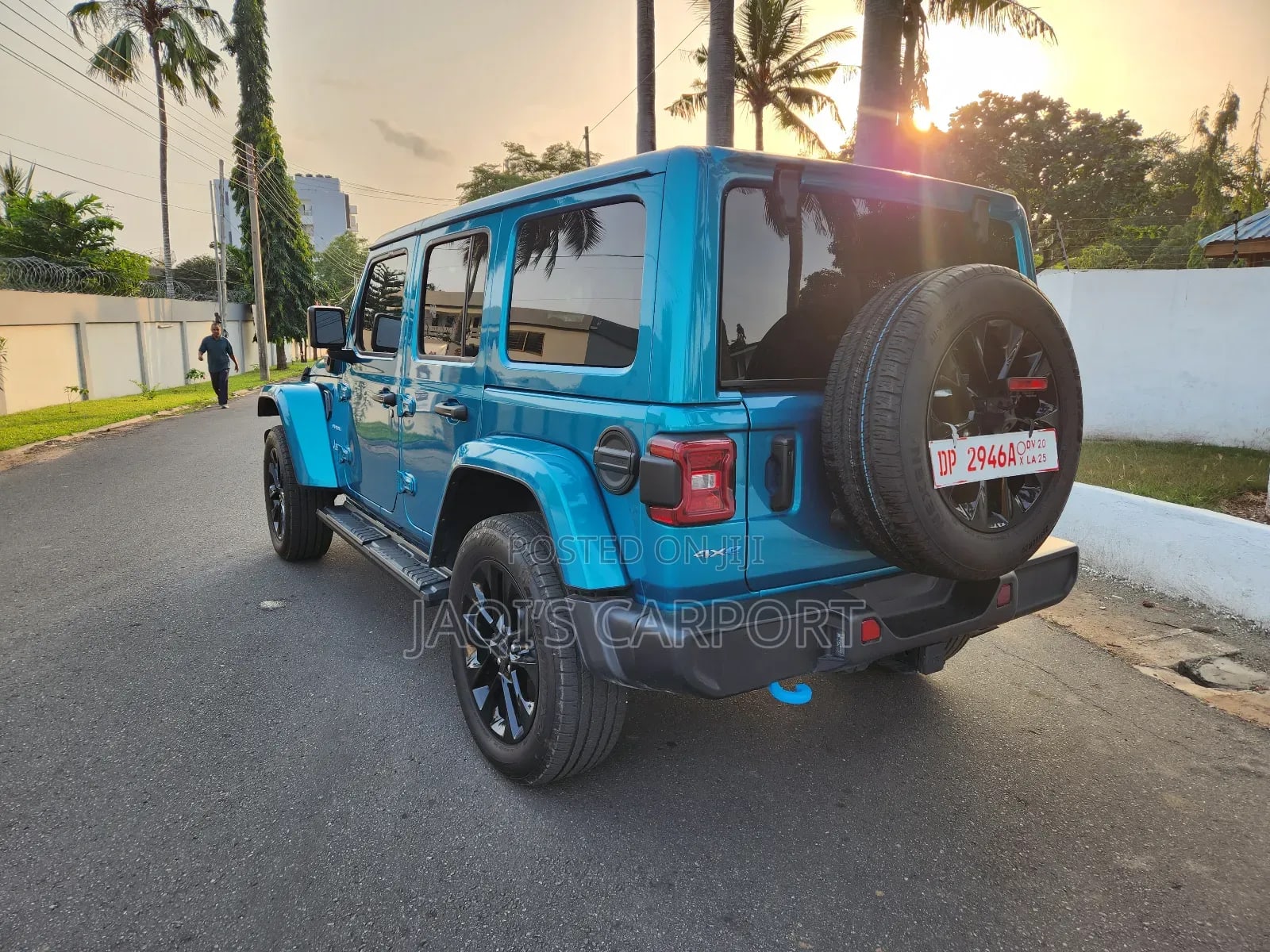 Jeep Wrangler Sahara 4 Door 4x4 Blue thumbnail 6