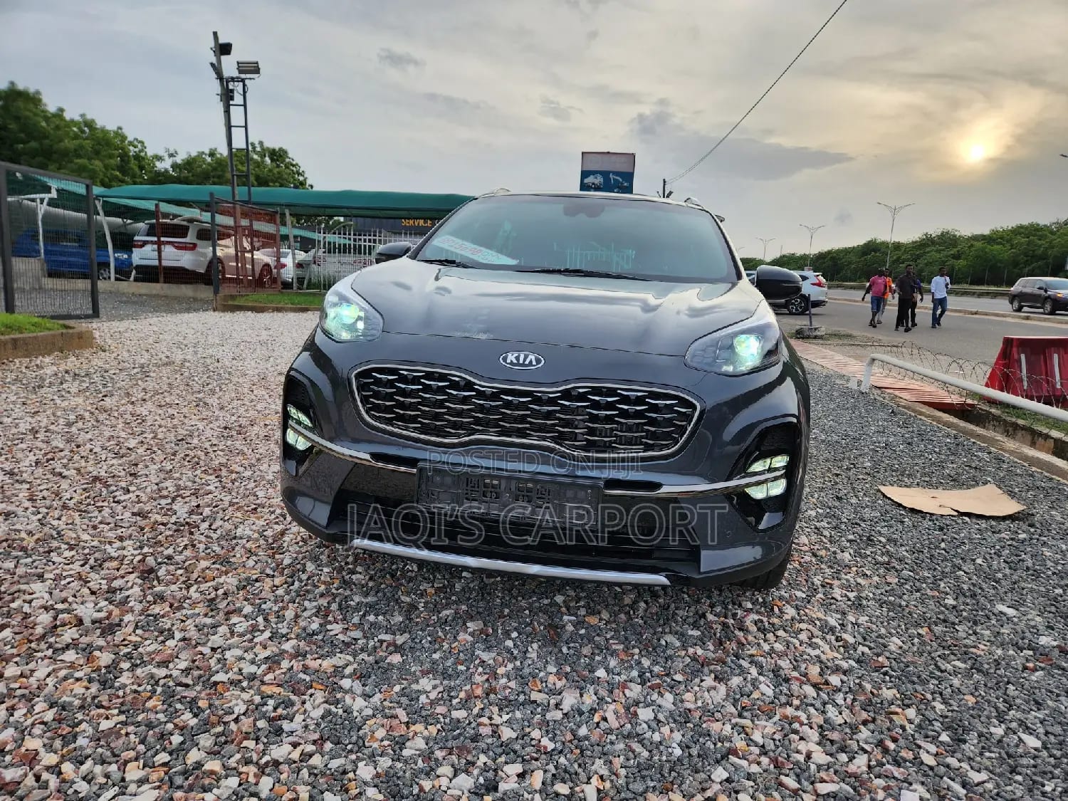 Kia Sportage SX Turbo AWD Black thumbnail 3