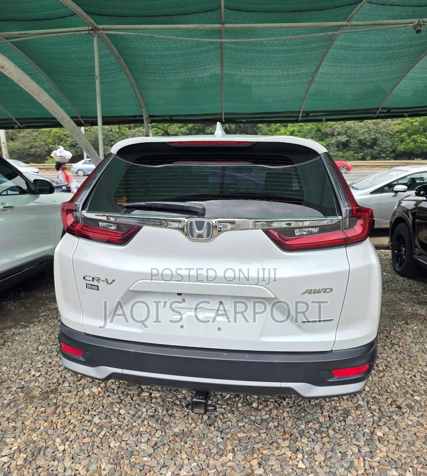 Honda CR-V EX 2021 White thumbnail 7