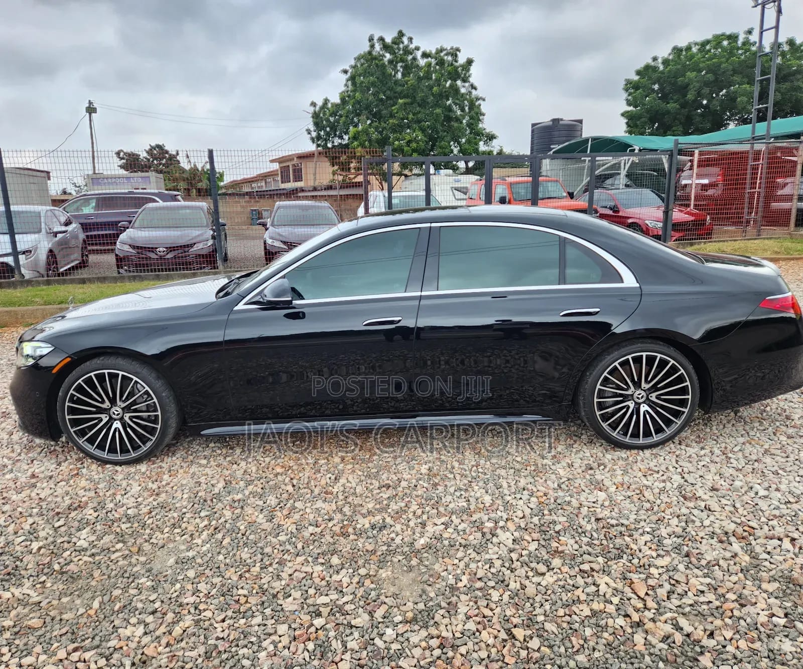 Mercedes-Benz S-Class S 500 4MATIC 2022 Black thumbnail 2