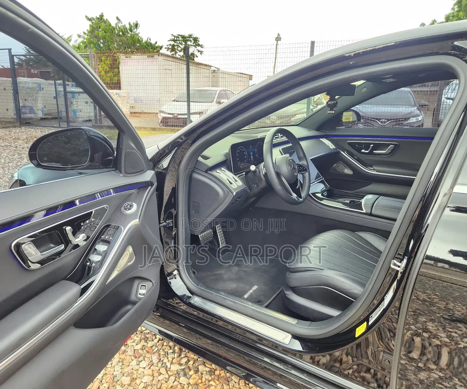 Mercedes-Benz S-Class S 500 4MATIC 2022 Black thumbnail 3