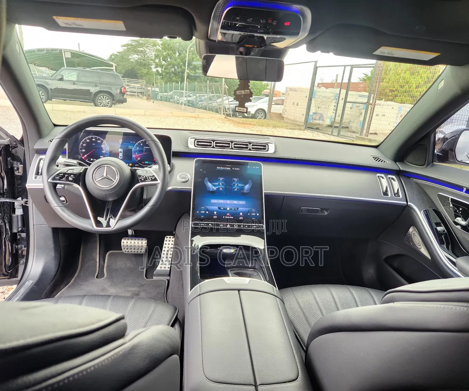 Mercedes-Benz S-Class S 500 4MATIC 2022 Black thumbnail 4