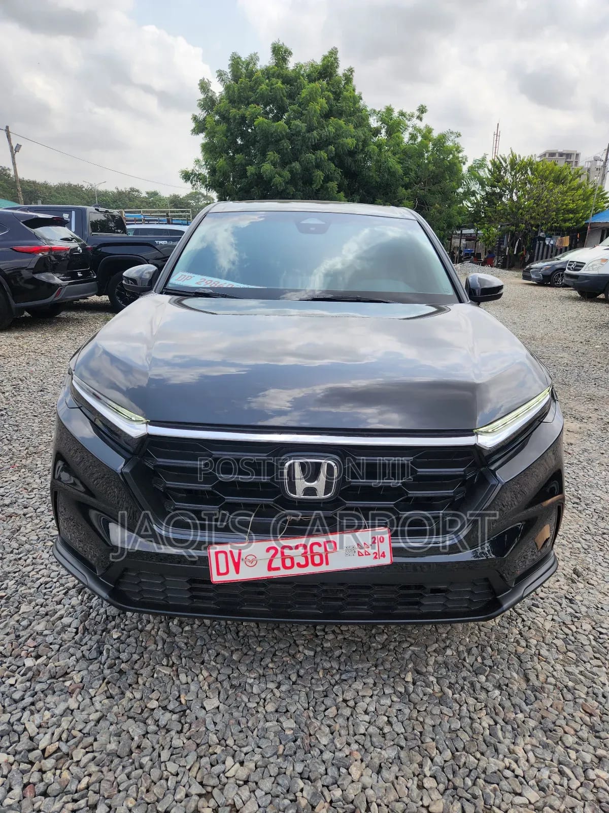 Honda CR-V EX AWD 2024 Black thumbnail 2
