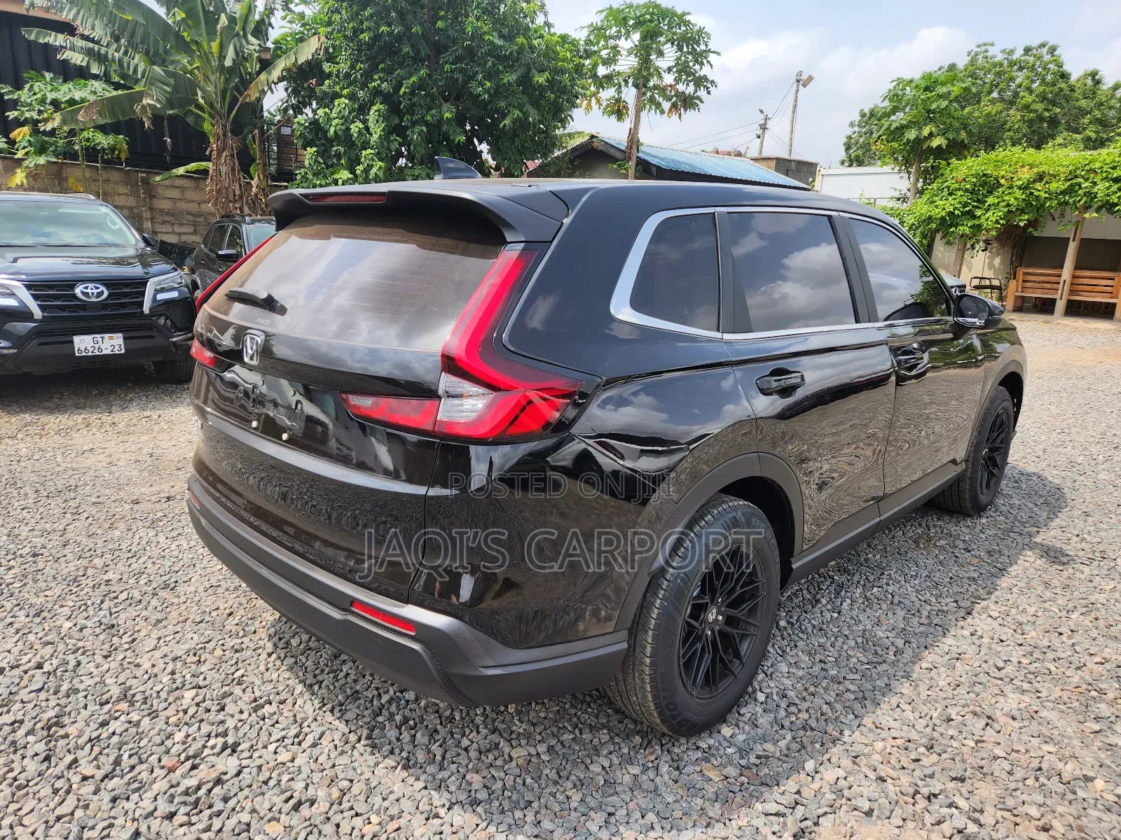 Honda CR-V EX AWD 2024 Black thumbnail 7