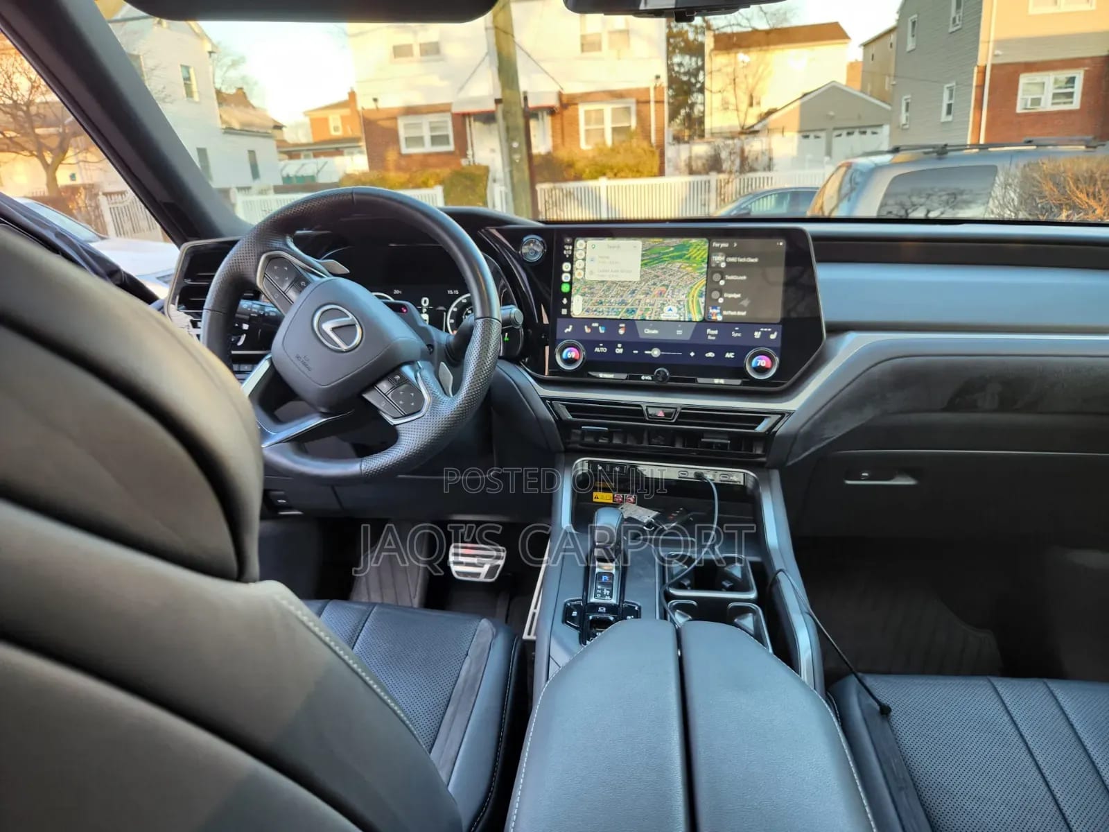 Lexus TX TX 500h AWD 2024 Matt Black thumbnail 3