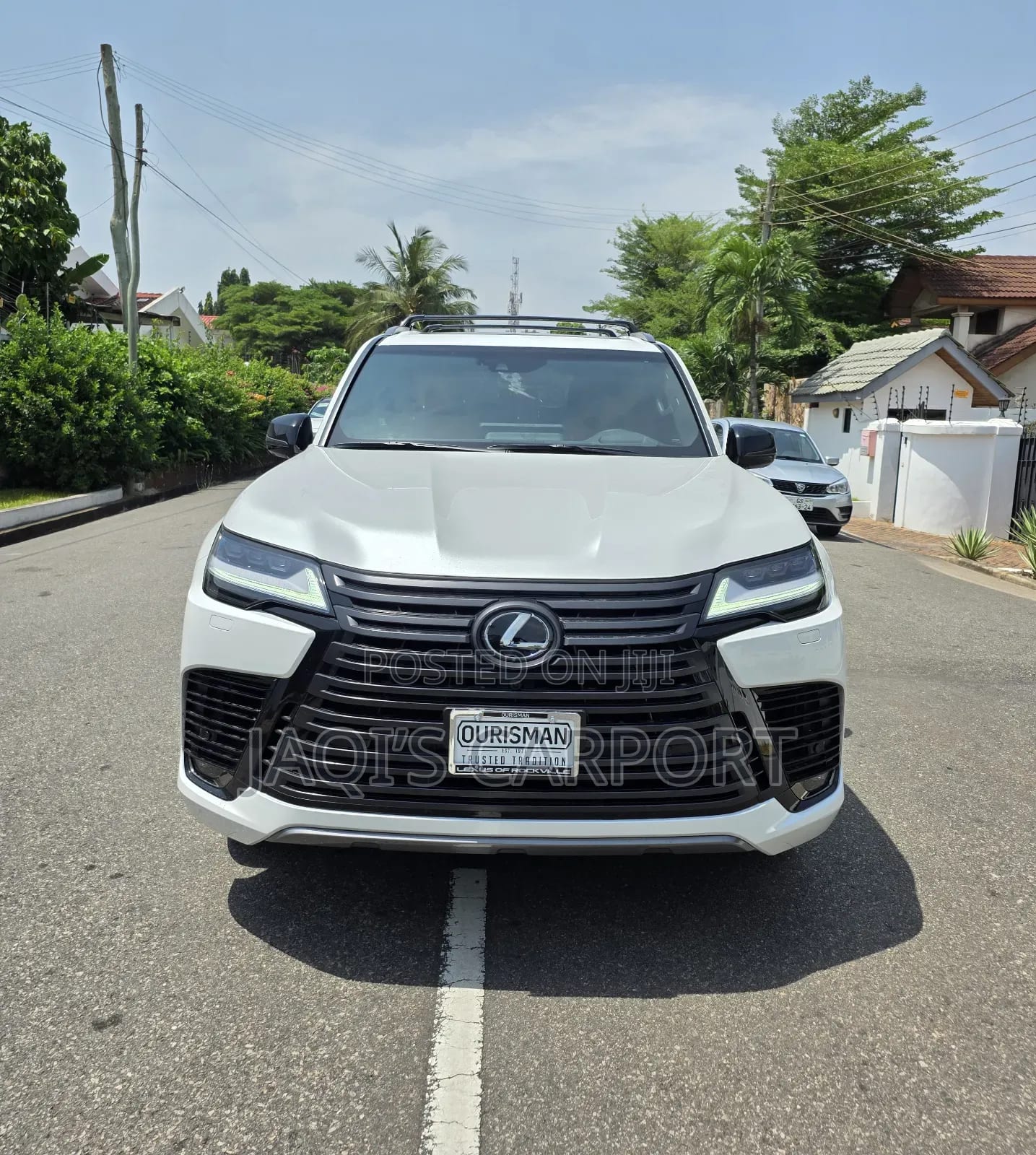 New Lexus LX 600 2024 White thumbnail 2