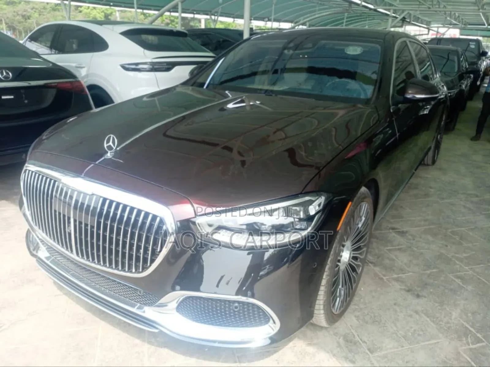 Mercedes-Benz S-Class Maybach S 580 4MATIC 2022 Burgundy thumbnail 2