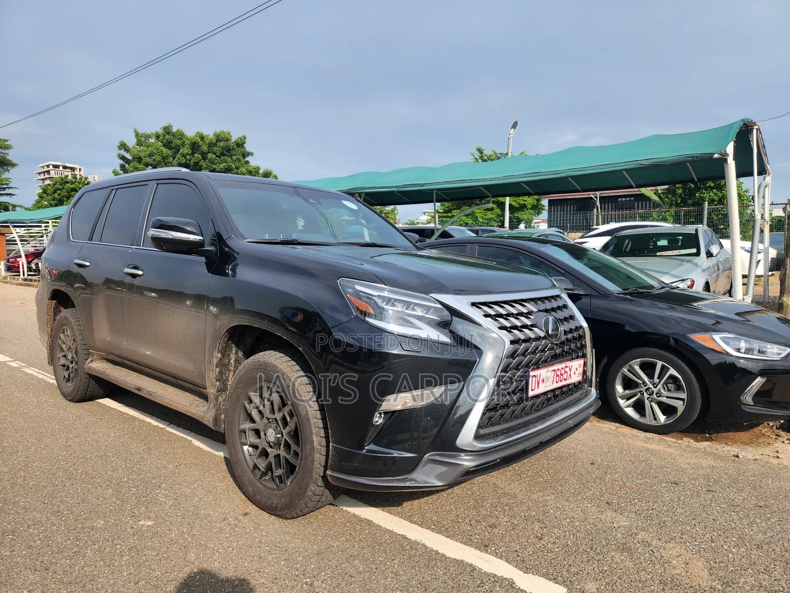 Lexus GX 460 AWD 2023 Black thumbnail 2