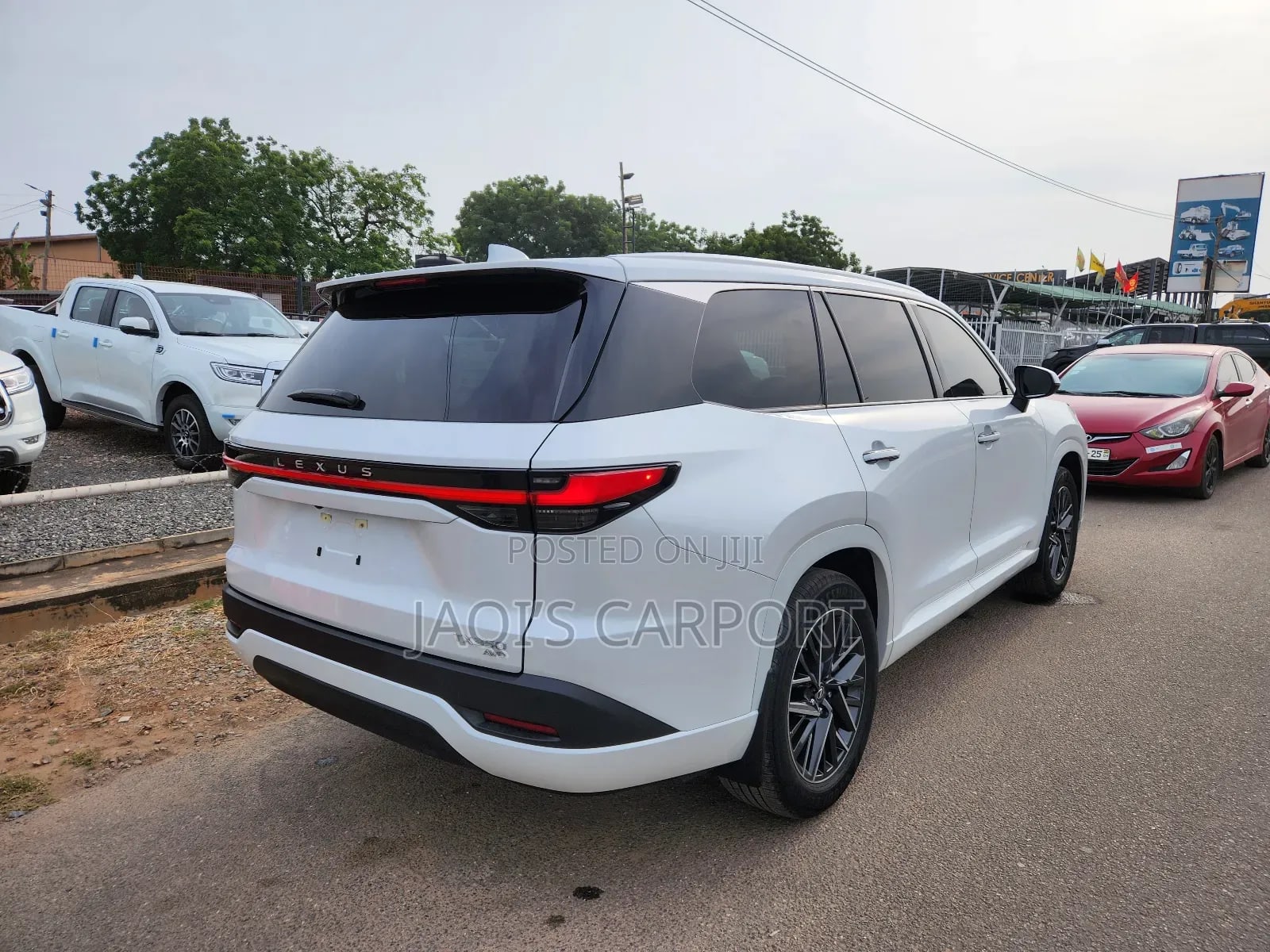 Lexus TX TX 350 AWD 2024 White thumbnail 8