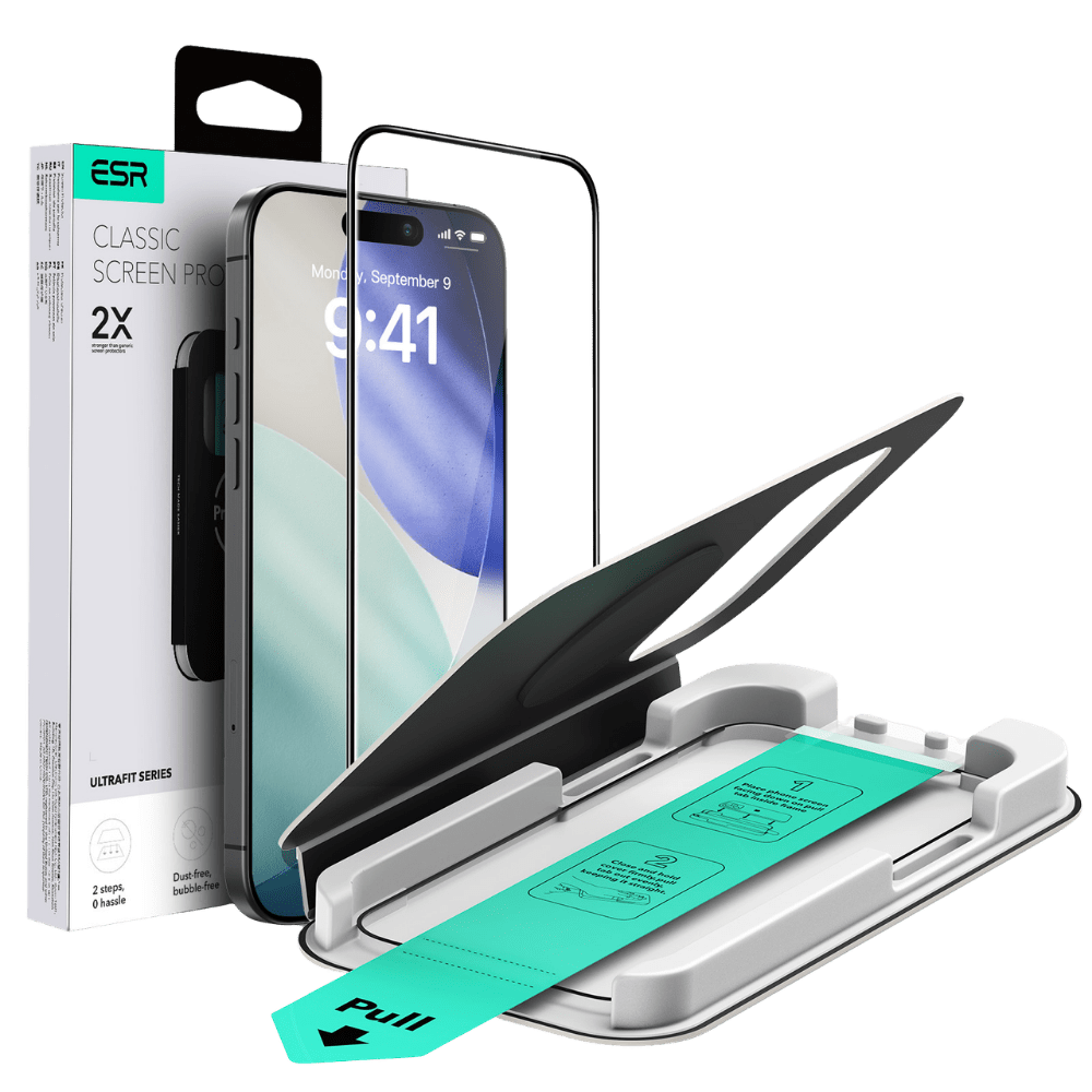 Protector de Pantalla Vidrio Templado ESR UltraFit para iPhone 1