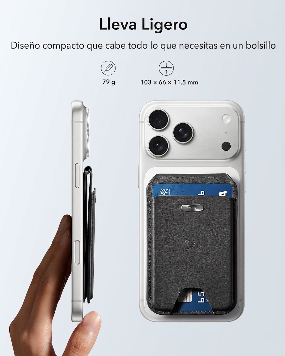 Billetera Magnética ESR Geo con Soporte MagSafe y Find My 10